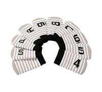 Golf Club Head Cover -Golf Covet -10 Golf Club Têtes de la tête, Protecteur de tête de club de golf, capuchon de tête en fer de golf, chaussettes en tricot, étiquette de Tag de golf