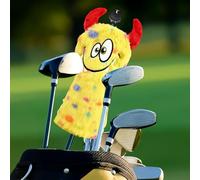 Golf Club Head Covers | Funny Plush Soft Wood Headcover Set | Protective Driver Fairway Head Covers | Durable Cartoon Golf Accessories | for Outdoor Sports Course Driving Practice Backyard Use