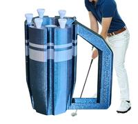 Golf Club Holder - Portable Carry Organizer for Practice Sessions | Oxford Fabric with Adjustable Buckle, Lightweight Storage Holder, Training Accessory for Driving Range Carrying Tees Balls Towels