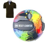 Golf Counter Clicker, Touch Reset Score Clicker, Golf Stroke Counting Practice Tool For Putting Green Driving Range Backyard Practice Indoor Outdoor Family Game Training Gift Set Fun Competitive