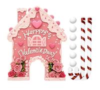 Golf De La Maison En D'Épice | Jouets De Putting Sportif Pour Saint-Valentin,Jeu de Société de Golf avec Cannes en Sucre d'Orge et Balles,pour Intérieur Salon Anniversaire Soirée Cadeaux Festifs