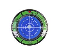 Golf de niveau du marqueur de balle - indicateur de putting de qualité haute avec une base stable et un indicateur de vessie visible, marqueur d'alignement, lecteur vert, accessoires de golf | Aide à
