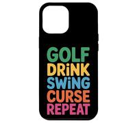 Golf Drink Swing Curse Repeat Routine du Golfeur |- Coque pour iPhone 12 Pro Max