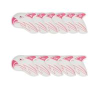 Golf-Eisenhüllen-Set, Golfschlägerhüllen,11 Stück PU-Schlägerschutzhüllen Schlägerkopfhüllen | Schlägerkopfhüllen Mit Nummernschildern, Golf-Schlägerkopfhülle, Holz-Hybrid-Schlägerkopfhülle Für Dicke