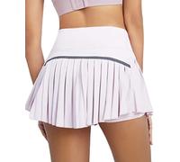 Golf Elastique Jupe de Sport 2 en 1 Jupe Short de Sport Poche Skort Extensible et Respirante Fitness Légère