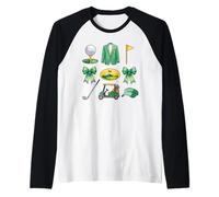 Golf Essentials Icon Art Golf Ball Voiturette Visor Tournoi Manche Raglan