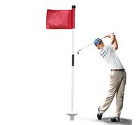 Golf Flagstick Detachable, Putting Green Flagstick, with Golf Hole, Cup