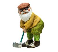 Golf Gnomes Garden - Figurine De Statue D'extérieur En Résine | Décor Drôle De Cour De Pelouse | Ornement Miniature De Sculpture De Golfeur Pour Le Patio, L'arrière-cour, Le Porche, Le Bureau