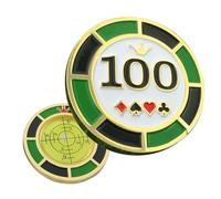 Golf Green Reader - Marqueur de golf de haute précision avec guide d'alignement, marqueurs de position professionnels pour la pratique, le tournoi et le développement des compétences | Outil de golf