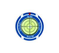 Golf Green Slope Reader avec Marqueur de Balle Clip Magnétique, Haute Précision Mini Niveau à Bulle Ronde Lecteur de Green de Golf pour Intérieur Extérieur