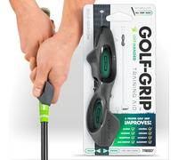 GOLF-GRIP™ Golf Grip Trainer for Left & Right-Handed Golfers - Snap-On Rubber Golf Training Aid for Proper Hand Position & Swing Technique - Hit Straighter, Longer Shots & Fix Slices or Hooks