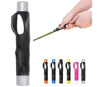 Golf Grip Trainer Left Handed, Golf Training Aid, Grip Kit, Improves Clubface Control,Enhance Strength, Swing Accuracy & Muscle Memory, Help Train Correct Hand Position(grey,1pc)