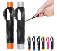 Golf Grip Trainer Left Handed, Golf Training Aid, Grip Kit, Improves Clubface Control,Enhance Strength, Swing Accuracy & Muscle Memory, Help Train Correct Hand Position(orange,2pcs)