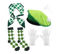 Golf Hat - Fabric, 11.81x11.81in Costume Hat Lightweight & Festive | Party & Outdoor Accessories Set Playful Design, Costume Set For Halloween, Golf Events, Festivals, Themed Parties, Cosplay