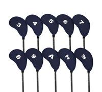 Golf Head Covers - 10PCS Golf Accessories With Corresponding Number Tags, Durable And Stylish Gollf Club Head Covers For Drivers Woods And Hybrids, Protective Goolf Club Coovers For Golfers, Travel St