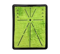 Golf Hitting Mat, Training Aid, 11.8x15.7 inches Portable Insight Design, Anti-Slip Tool with Balance, Strike Pad Accessory for Golfers Indoor Driving Range, Home Accessories for Swing Path Feedback