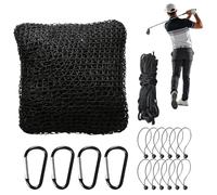 Golf Hitting Net | Multi-Sports Ball Chipping Barrier Netting with Hooks - Hitting | for Indoor Outdoor Yard Lawn Soccer Baseball Football