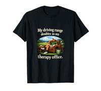 Golf Humor - Mon Cabinet de thérapie Driving Range T-Shirt