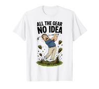 Golf Ideas - All The Gear No Idea T-Shirt Graphique avec Valeur
