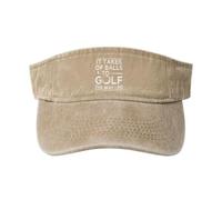 Golf - Il Faut Beaucoup de balles pour Jouer au Golf comme Moi, Casquette de Baseball à visière Sport pour Femmes, Noire