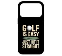 Golf is Easy Just Hit It Straight Golf Amusant Coque pour iPhone 17 Pro