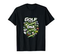 Golf is in My DNA Golf Humour Graphic Design T-Shirt