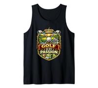 Golf is My Passion Dédié Golfeur Mindset Design Débardeur