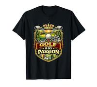 Golf is My Passion Dédié Golfeur Mindset Design T-Shirt