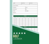 Golf Log Book: 6x9 inches | 110 Pages