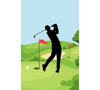 Golf Log Book Notebook - 100 Lined Pages for keeping score, track club yardage, golf player stats, improve your golf game| Golf Gift for Men, Fathers, Coaches, Kids, New Golf Players