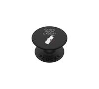 Golf Lover Apparel for Men Who's Your Caddy Golfing PopSockets PopGrip Adhésif