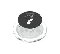 Golf Lover Apparel for Men Who's Your Caddy Golfing PopSockets PopGrip pour MagSafe