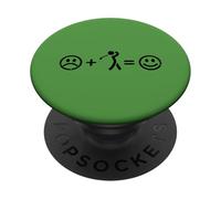 Golf Makes Happy Golfeur Amusant Joueur de Golf Homme, Femme, Enfant PopSockets PopGrip Adhésif