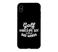 Golf Makes Me Say Bad Words - Golfeur Amateur de Golf Coque pour iPhone XS Max