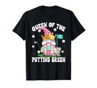 Golf Mom GNOME Graphic for Women Queen of The Putting Green T-Shirt