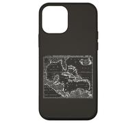 Golf of Mexico Carte Antique de Cuba et des Caraïbes Coque pour iPhone 12 Mini