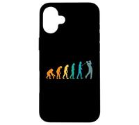 Golf Player Human Evolution Golf Coque pour iPhone 16 Plus