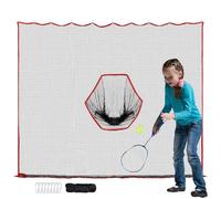 Golf Practice Net - 10x10ft Multi-Sport Backstop with Target Pocket | Durable Polyester Net for Golf, Baseball, Badminton & Football Training, Indoor & Outdoor Use