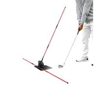 Golf Practice Sticks - Adjustable Portable Swing Trainer, Telescopic Alignment Tool for Professional Positioning, Impacts Accuracy Aid, Putting Improvement Guide for Indoor Outdoor Home Office Court