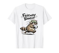 Golf Pun Fairway Bandit Raccoon Balle de Golf Amusante T-Shirt