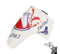 Golf Push Rod Case - 6.69 inches Push Rod Cover | Magnetic Closure Case - Waterproof PU Leather Golf Puśh Pole Protector with Cleaning Magnet Lightweight 100g Design for Secure Storage and Transport