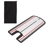 Golf Put Practice Mirror Professional Posture Revision Trainer Aide à l'alignement Portable léger pour Les Bureaux intérieurs Formation à Domicile Matériel Acrylique 31x14.5 cm