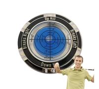 Golf Putt Green Reader | Niveau de puting de golf rond compact - Lecteur vert golf, marqueur compact à double face à niveau rond, instrument d'entraînement de golf pour améliorer votre jeu de putt