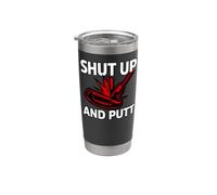 Golf Putter Shut Up And Putt Funny Golfing Slogan Gobelet isotherme en acier inoxydable double paroi