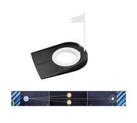 Golf Putting Mat - Professional Training Rug, Accurate Stroke Practice, Target Alignment Visuals, Skill Improvement Function, Sports Equipment, Green Extra Long Backyard Course Synthetic Turf