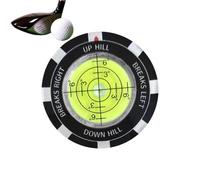 Golf Putting Training Aid - High Precision Circular Bubble Level | Portable Golf Ball Position Marker | Gólf Green Reader Tool for Men Women Professionals Beginners Amateurs Practice