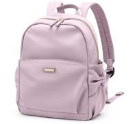 GOLF QUALITY Petit Sac à Dos Femme, Mini Sacs à Main Portés dos Elegant Leger et Imperméable, Sac a Dos Voyage Antivol et Chic pour Voyage Loisir Collège, Rose LilasLoisir Collège Rose lilas