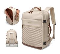 GOLF QUALITY Sac à dos extra grand pour femmes 33L imperméable avec compartiment pour ordinateur portable de 17 pouces, antivol, pour le travail, le business, les voyages, l'école, noir, sac de voyage