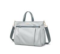 GOLF QUALITY Sac a Main Femme de Jour, Grande Capacité Sac Ordinateur Portable 15 Pouces. 2 IN 1 Sac Fourre Tout Sacoche pour Université Travail Travel Work,Light Grey