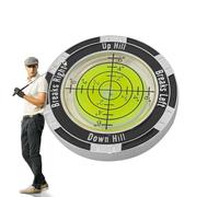 Golf Reader - Compact 4.9cm Golf Ball Marker | Putting Alignment Tool | Double Sided Design, Built in Level Gauge, High Precision Sloрe Reader | Marker for Accurate Putting Training Golfs Accessorie